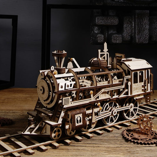 La Locomotive du Texas en Bois : Le puzzle mécanique emblématique !
