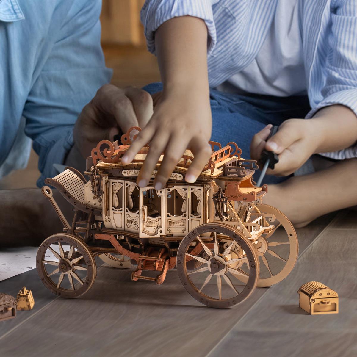 La Calèche – Puzzle en bois 3D