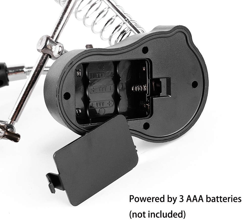 Troisième Main Pour Miniature – Avec Lampe et Loupe