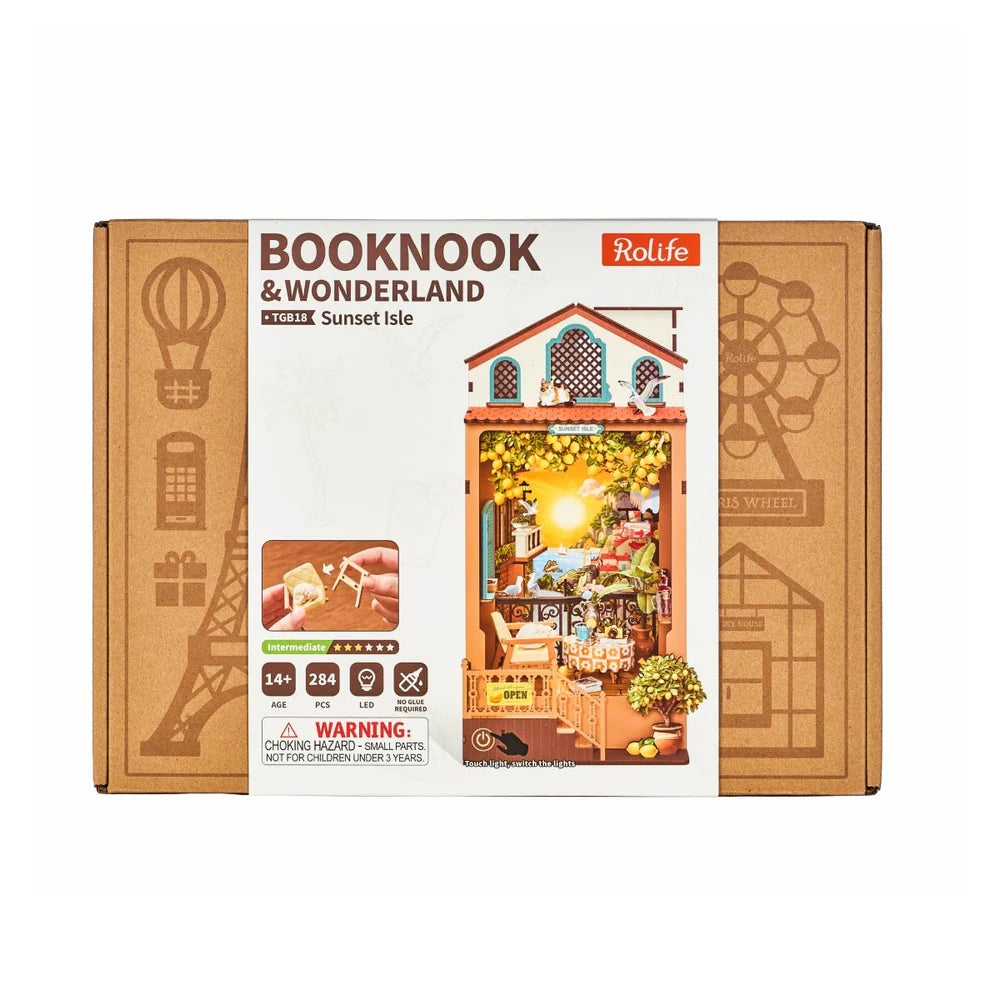 DIY Book Nook Île au Coucher de Soleil Miniature