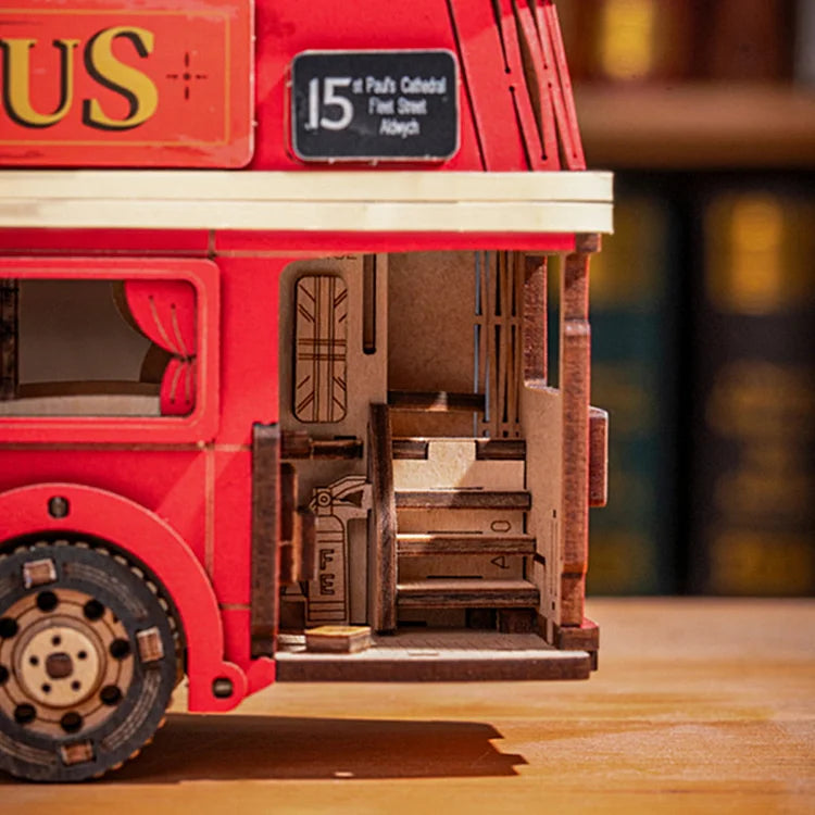 Bus Londonien – Puzzle en Bois 3D