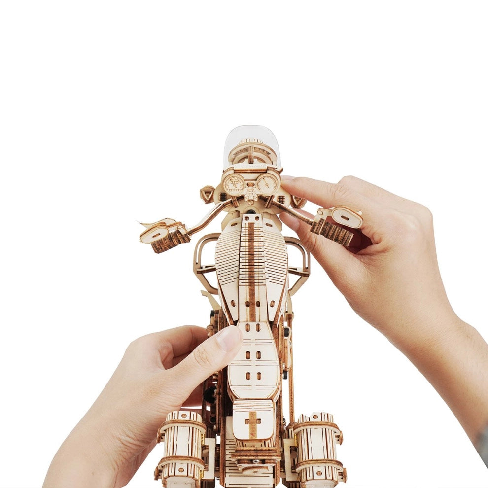 Maquette de Moto en Bois 3D