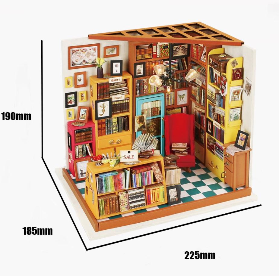 La Bibliothèque De Sam – Maison Miniature DIY
