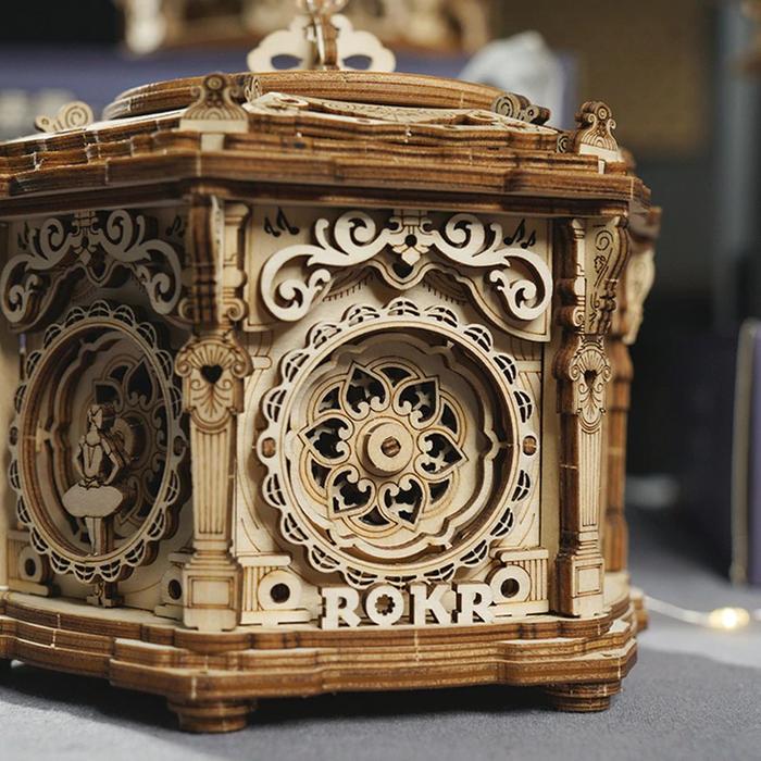 Boîte à secret – Puzzle musical en bois 3D