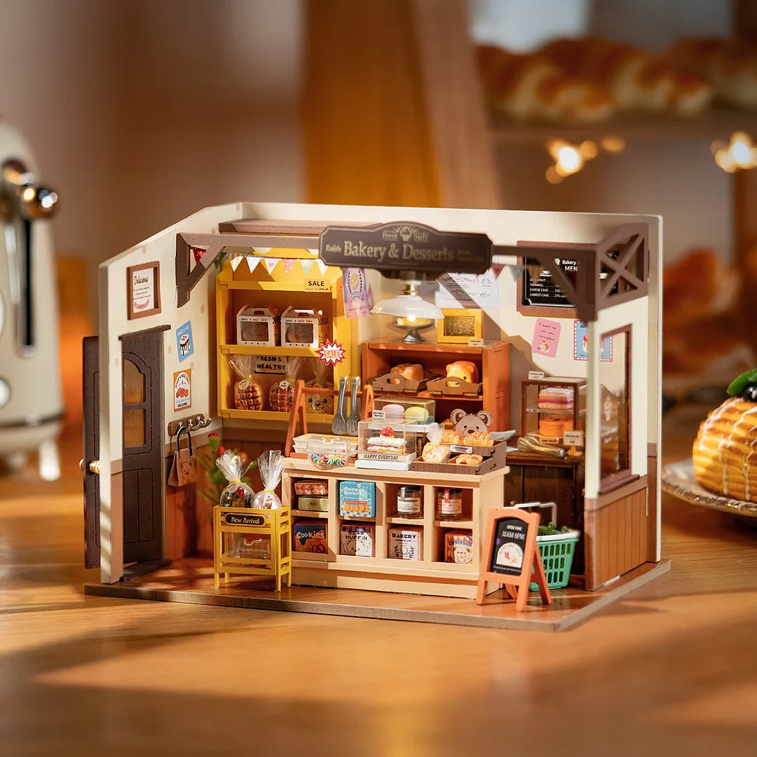 Boulangerie Du Village – Miniature En Bois 3D