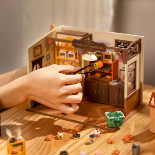 Boulangerie Du Village – Miniature En Bois 3D