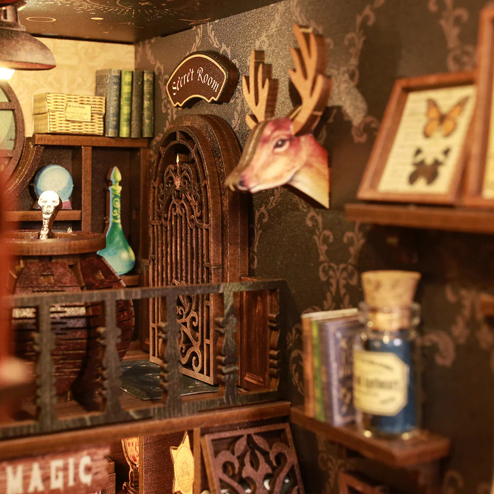 Coin livre à thème – Pharmacie magique