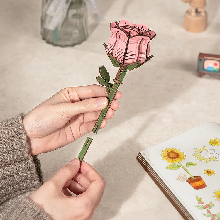 Bouquet de Fleurs – Puzzle en Bois 3D