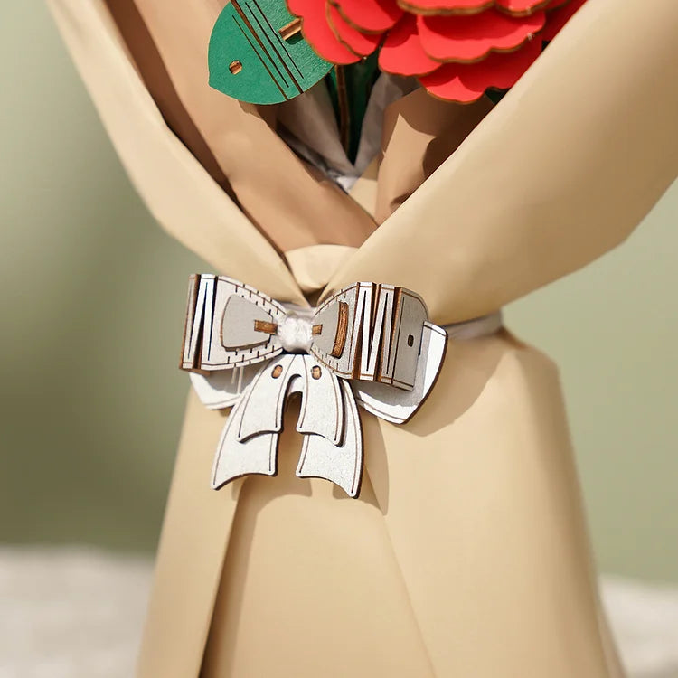 Bouquet de Fleurs – Puzzle en Bois 3D