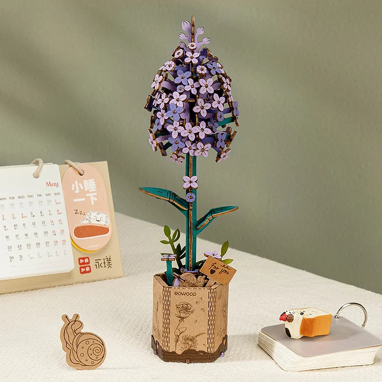 Bouquet de Fleurs – Puzzle en Bois 3D