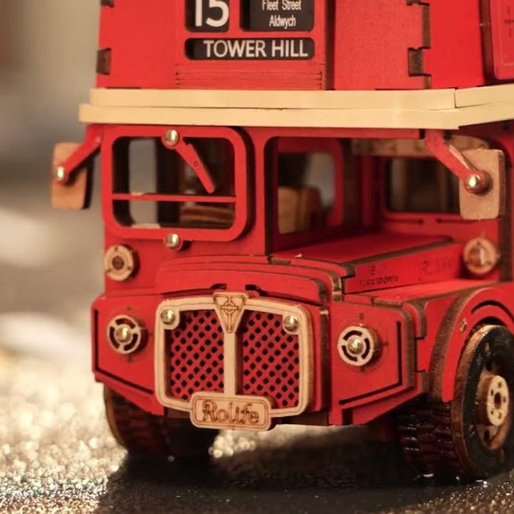 Bus Londonien – Puzzle en Bois 3D