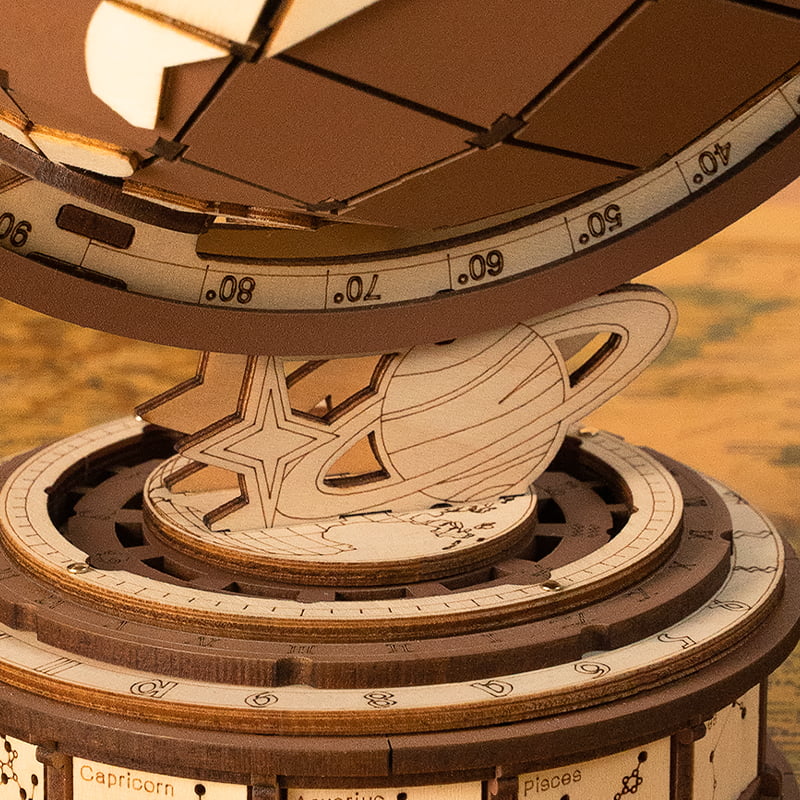 Globe des Merveilles – Puzzle en bois 3D