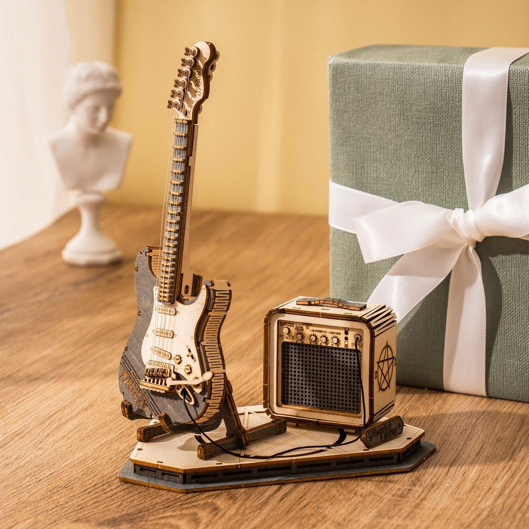 Guitare électrique – Puzzle en bois 3D