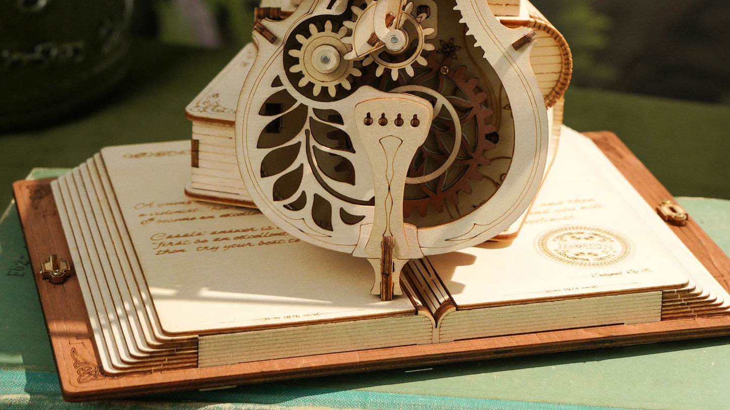 Violoncelle magique 3D – Boîte à musique en bois