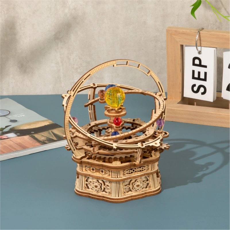 Puzzle planétarium – Système solaire en bois 3D