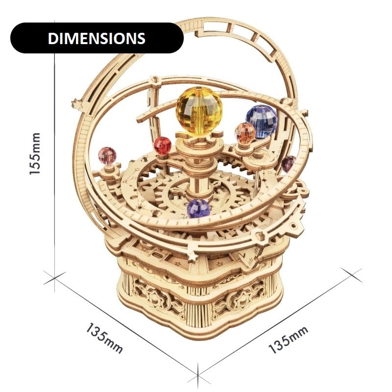 Puzzle planétarium – Système solaire en bois 3D