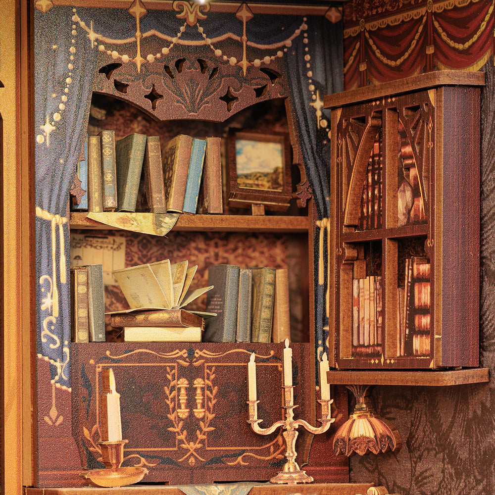 Étude du Comte Chat – Serre-livre en bois 3D