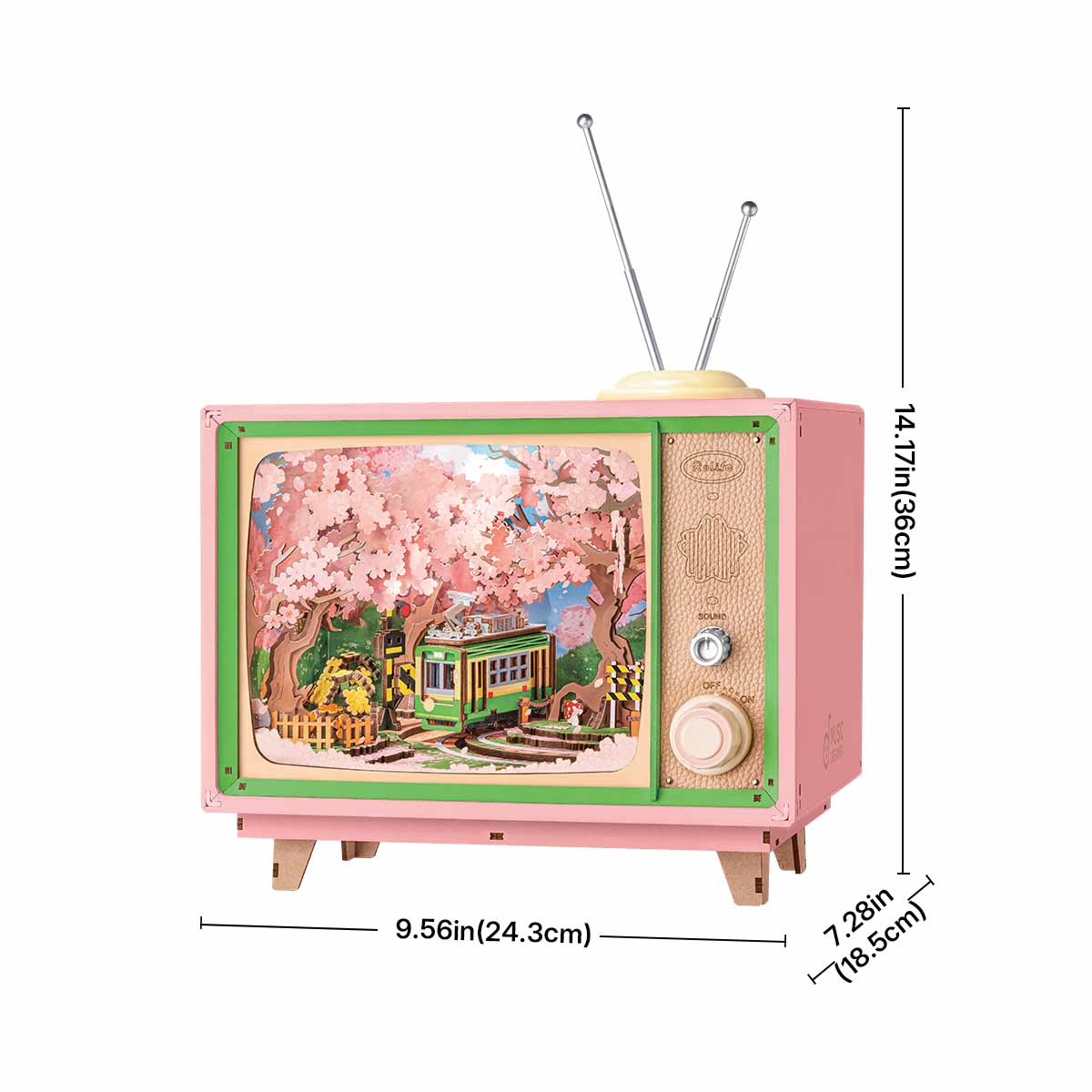 Voyage Rêvé Sakura – Boîte à musique en bois 3D à monter soi-même