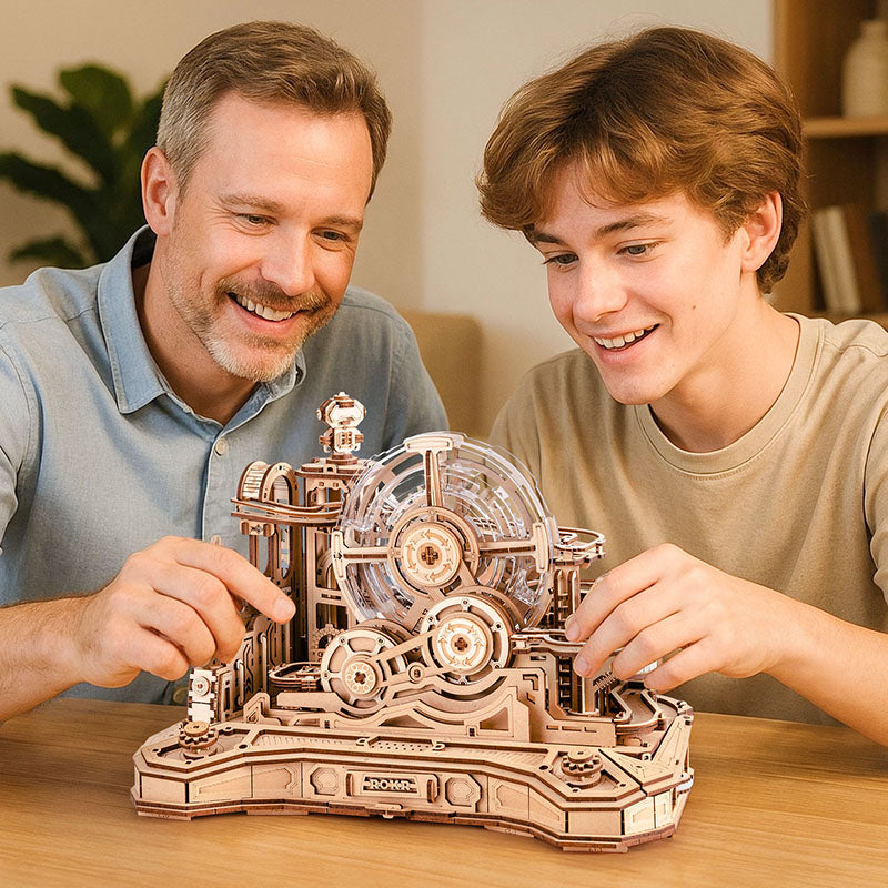 Défi Bille à Engrenages – Puzzle en bois 3D