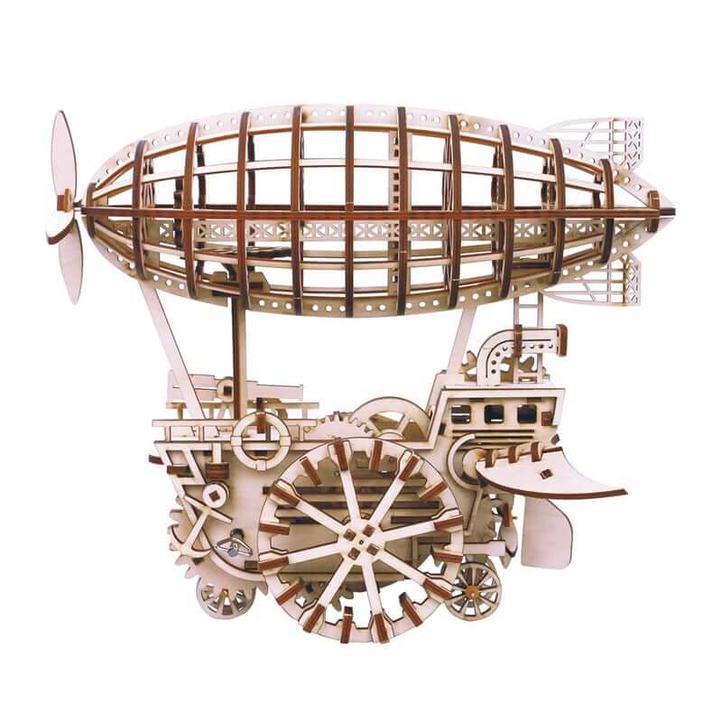 Le Dirigeable – Puzzle Mécanique en Bois 3D