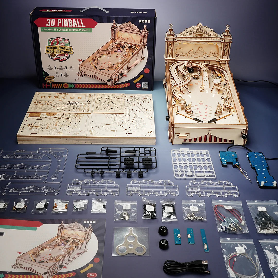 Flipper 3D – Puzzle en bois