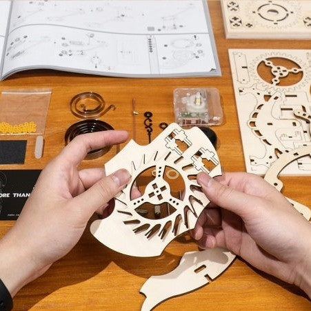 Horloge Hibou – Puzzle en bois 3D
