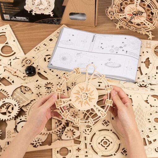 Horloge Hibou – Puzzle en bois 3D