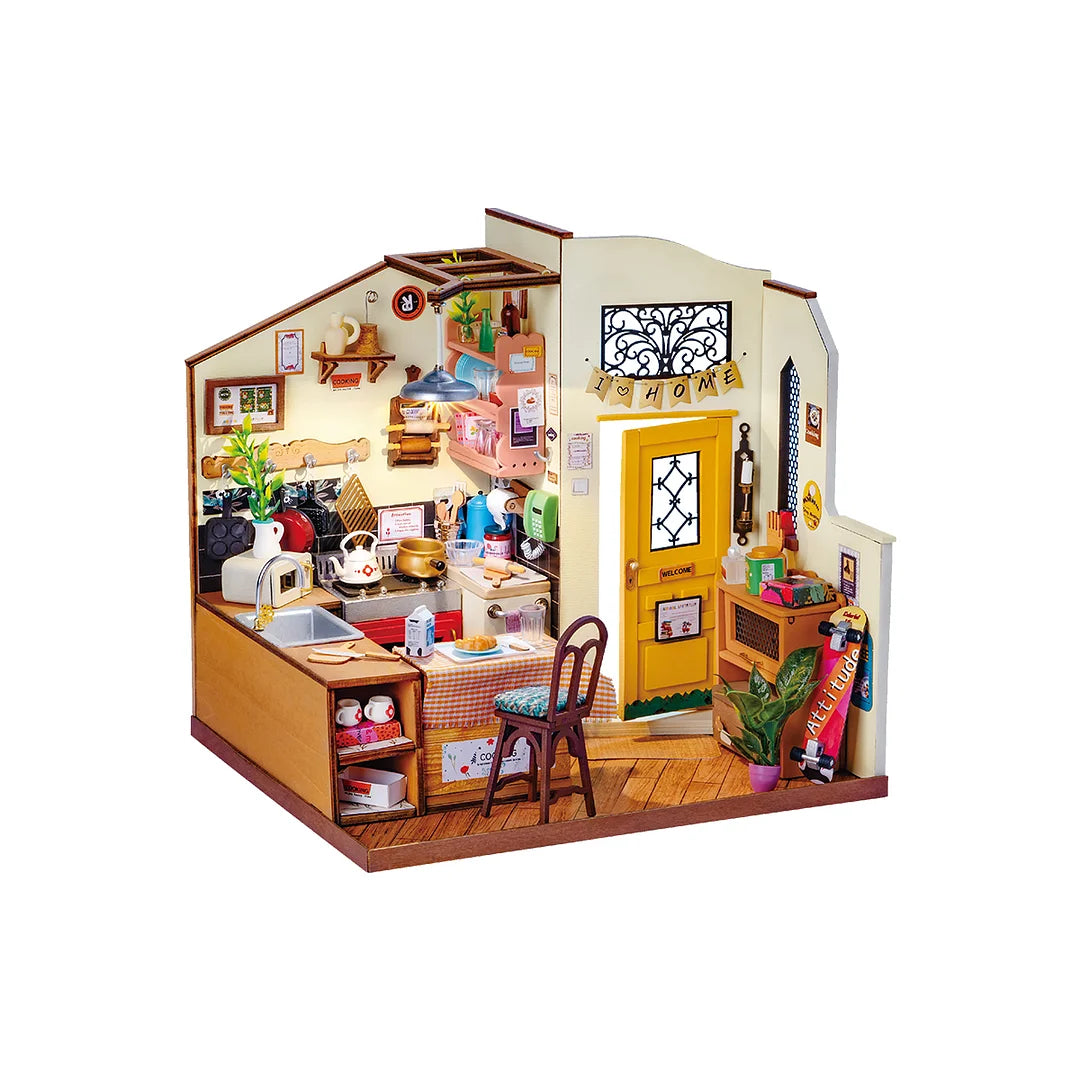 Kit De Cuisine Miniature Cozy – 3D En Bois
