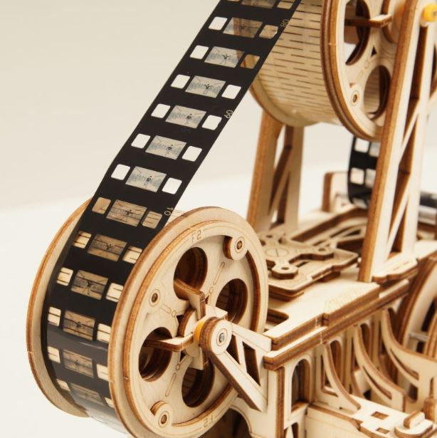 Le Projecteur de Film – Puzzle Mécanique en Bois 3D
