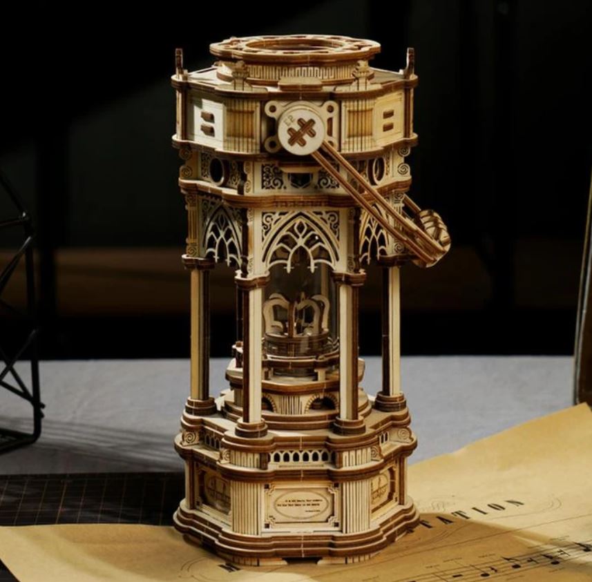 Lanterne victorienne – Puzzle musical en bois 3D