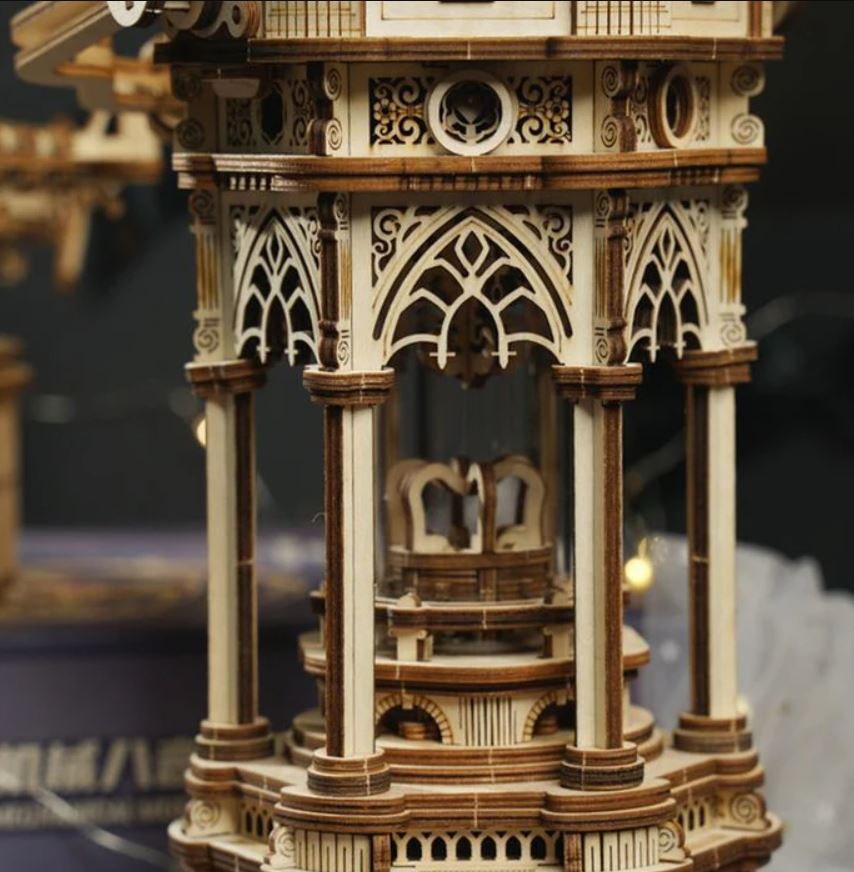 Lanterne victorienne – Puzzle musical en bois 3D
