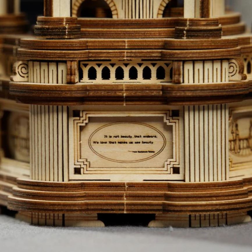 Lanterne victorienne – Puzzle musical en bois 3D