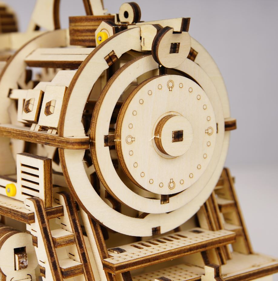 La Locomotive du Texas – Puzzle Mécanique en Bois 3D