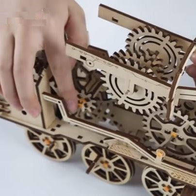 La Locomotive du Texas – Puzzle Mécanique en Bois 3D