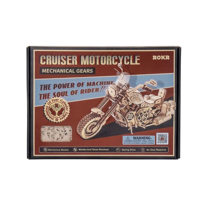 Maquette de Moto en Bois 3D