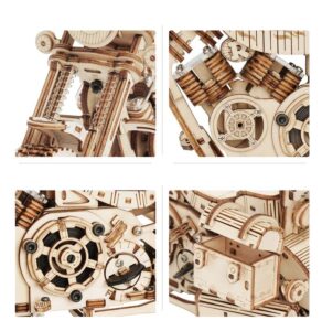 Maquette de Moto en Bois 3D