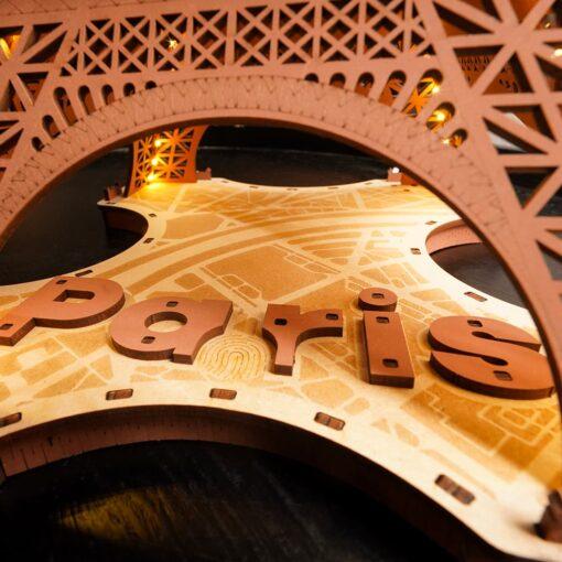 Une Nuit à la Tour Eiffel – Puzzle en Bois 3D