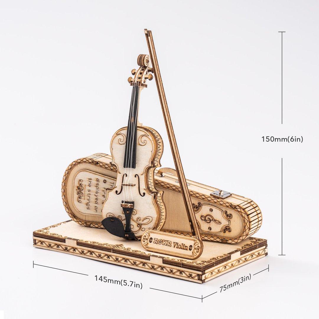 Violon – Puzzle en bois 3D
