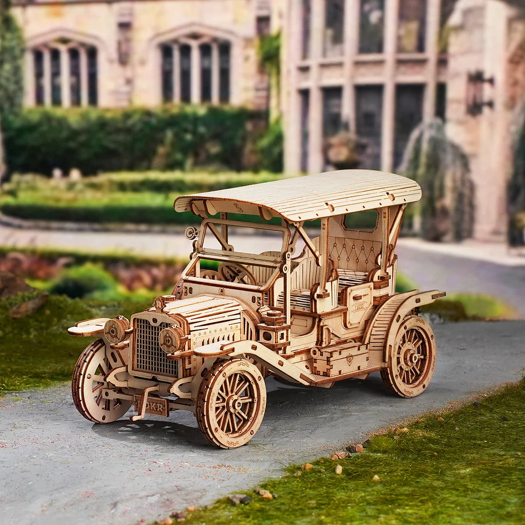 Voiture Vintage 3D – Puzzle en bois