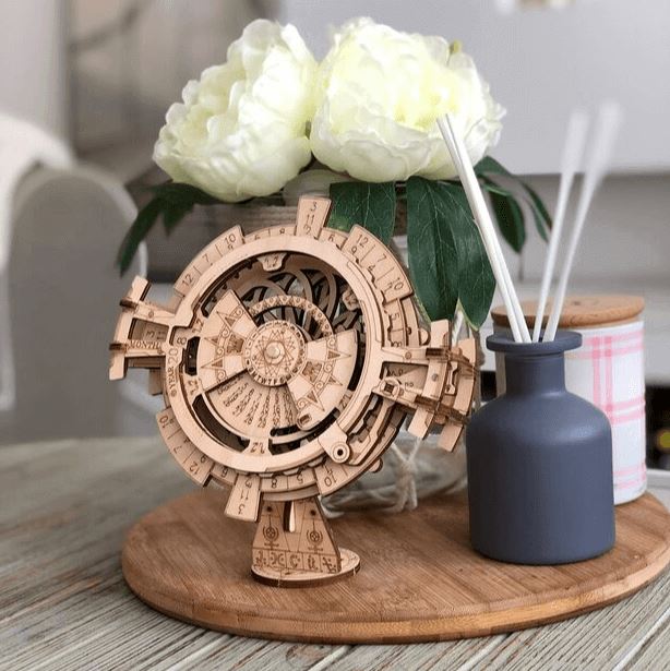 Calendrier perpétuel – Puzzle mécanique en bois 3D