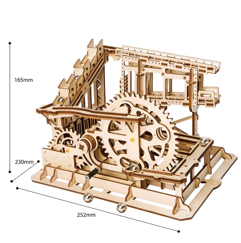 Descente Express – Puzzle mécanique en bois 3D