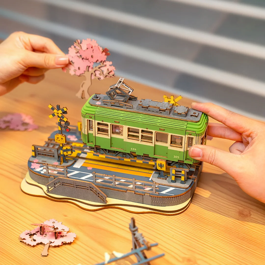 Le Cerisier Express – Puzzle en Bois 3D