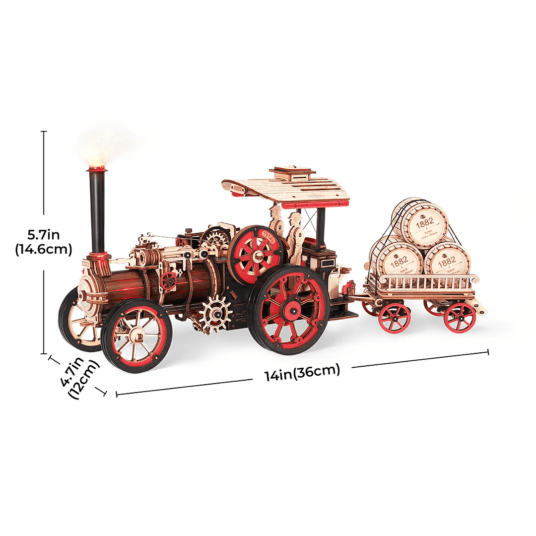 Locomotive à vapeur – Puzzle en bois 3D