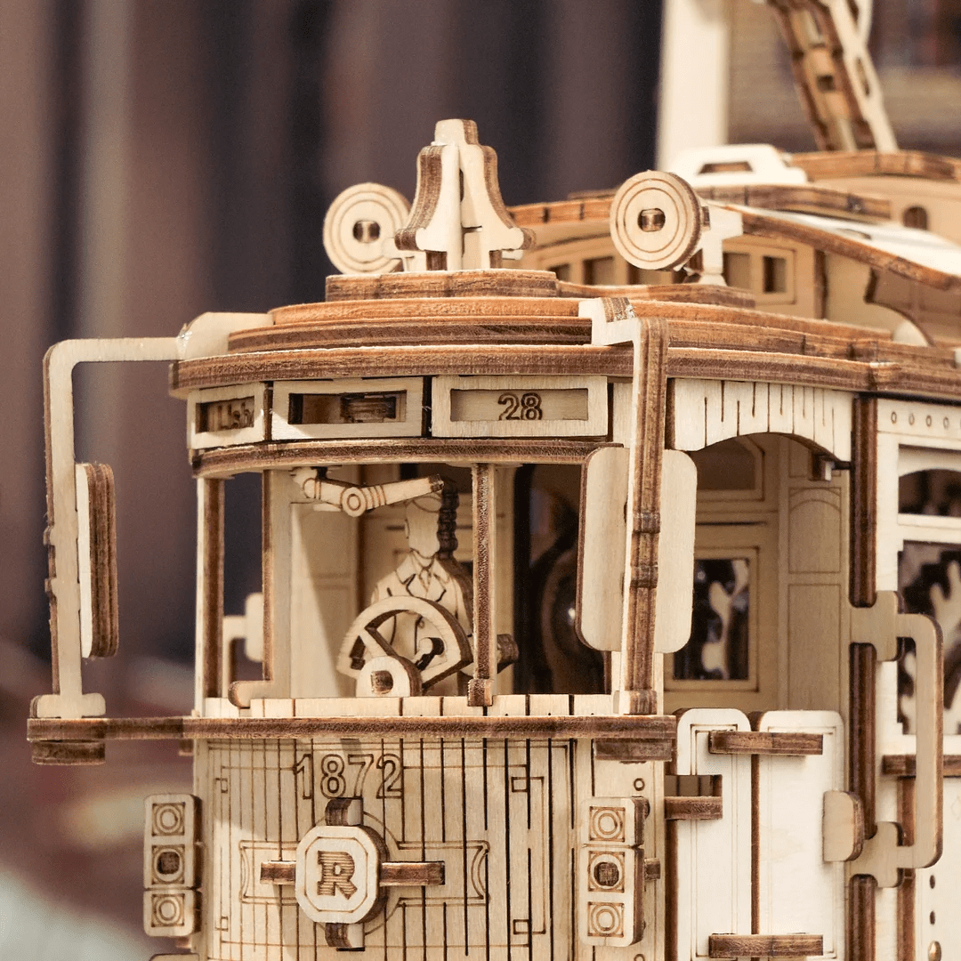 Pistes Intemporelles – Tramway en bois 3D