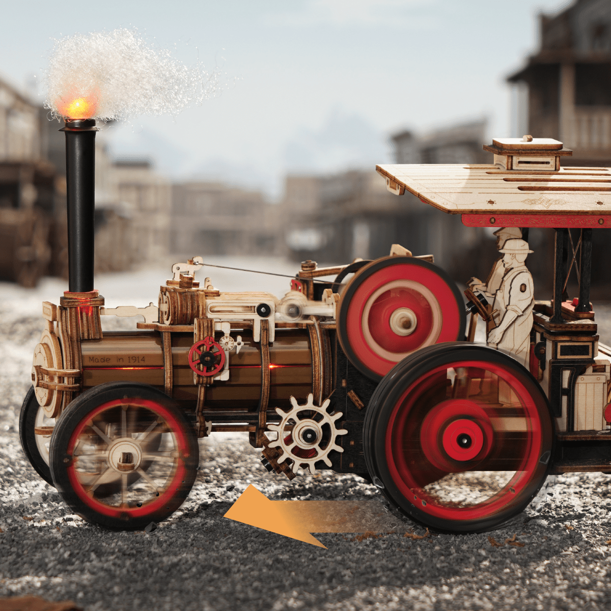 Locomotive à vapeur – Puzzle en bois 3D
