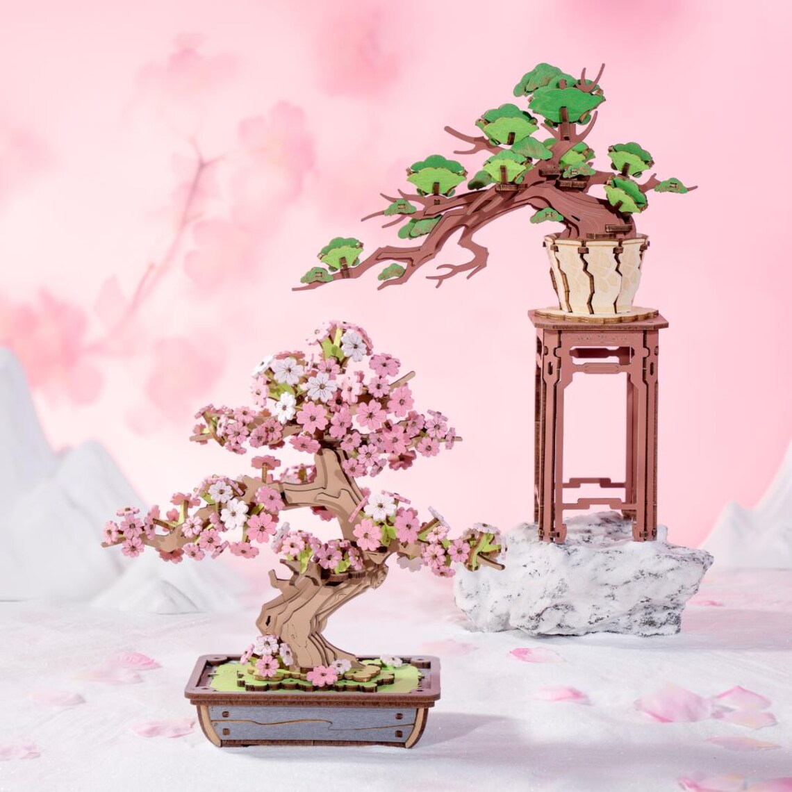 Kits Bonsai ZenBloom – Puzzle en Bois 3D