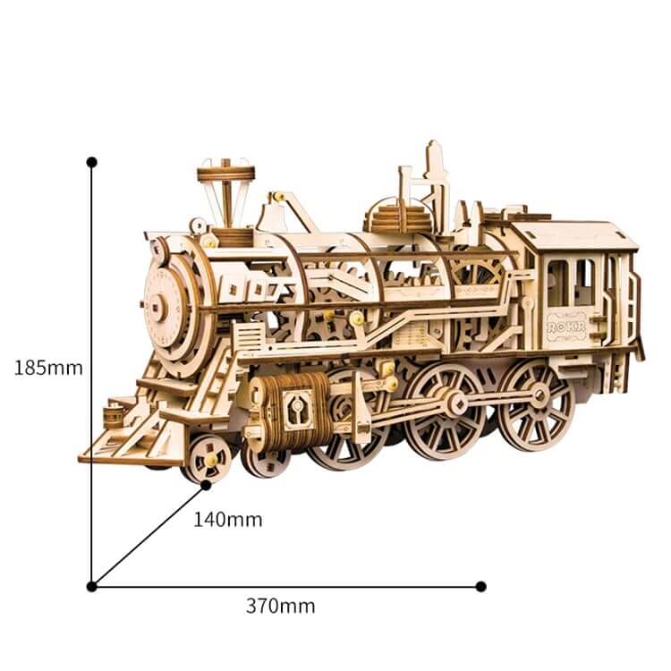 La Locomotive du Texas – Puzzle Mécanique en Bois 3D