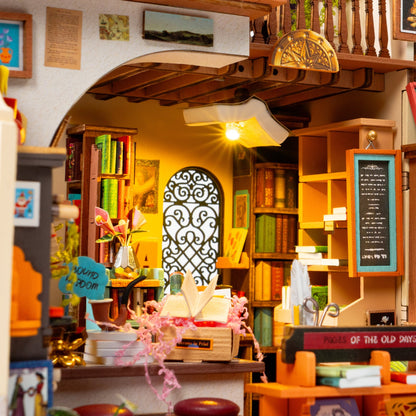 Librairie miniature DIY avec éclairage LED
