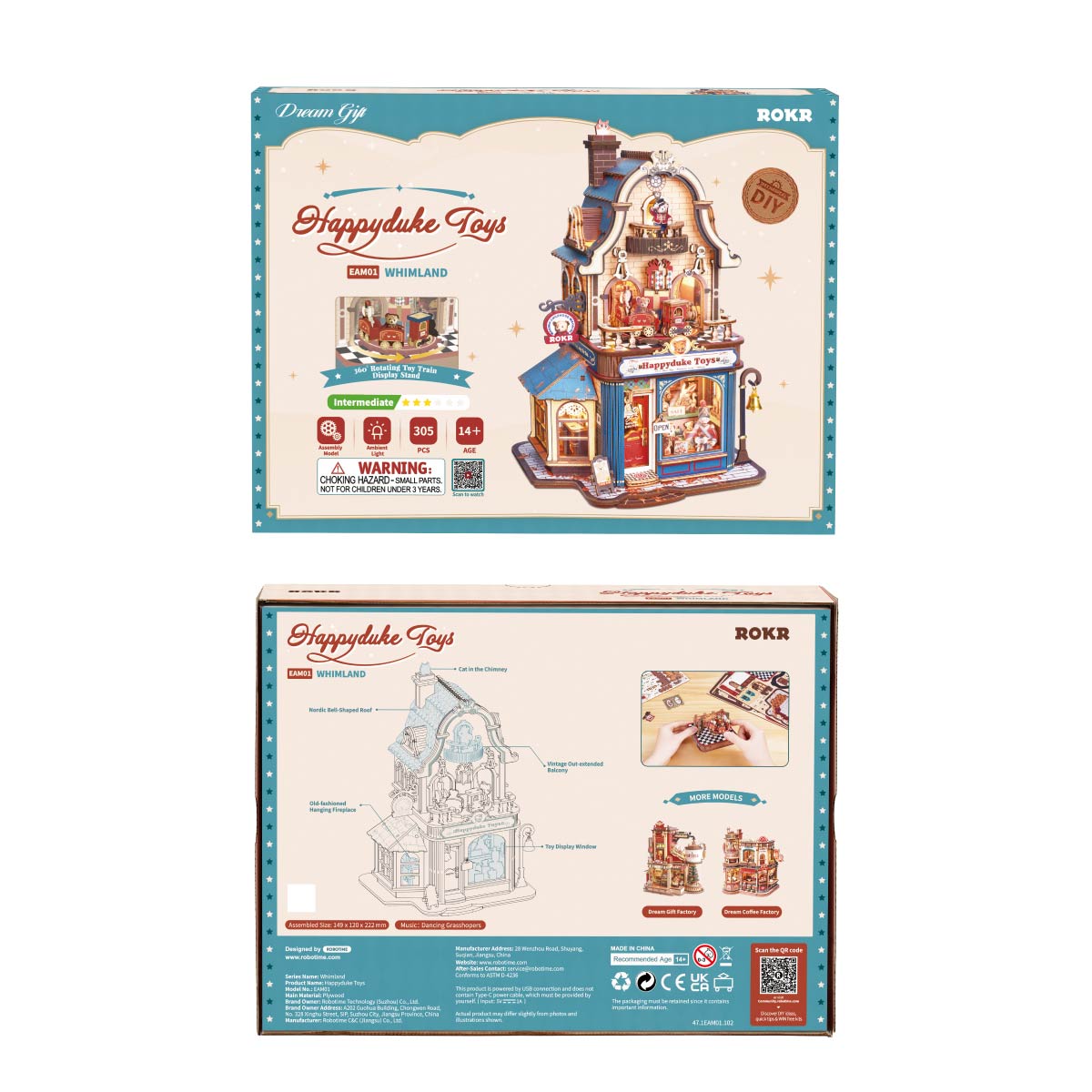 Happyduke Toys Puzzle 3D en bois
