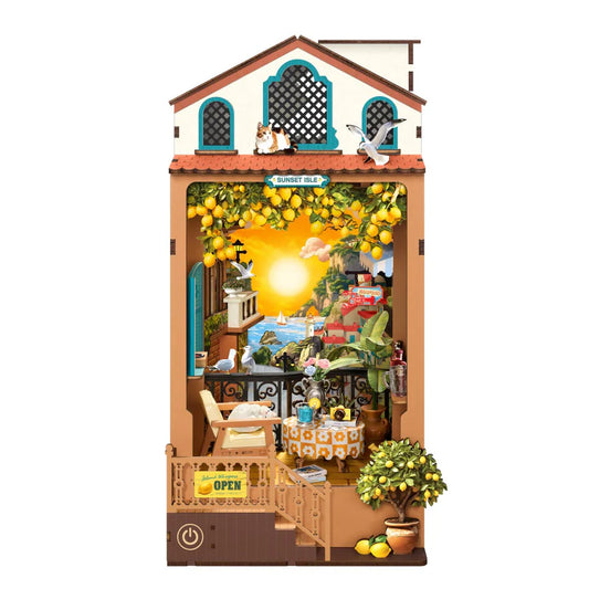 DIY Book Nook Île au Coucher de Soleil Miniature